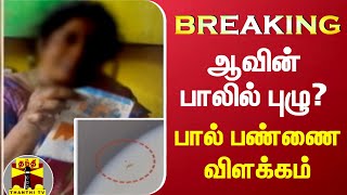 #BREAKING || ஆவின் பாலில் புழு? - மத்திய பால் பண்ணை விளக்கம் | aavinmilkcomplaint | worm