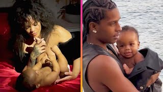 Rihanna and A$AP Rocky Cuddle Son Behind the Scenes of Family Photoshoot