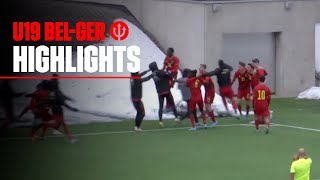 #U19 | Highlights Belgium 2-2 Germany