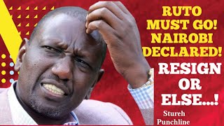 End Of Road For Ruto! Resign Now |Nairobi Declared Raila Odinga President