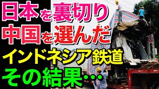 【海外の反応】日本を裏切り中国を選んだインドネシア高速鉄道の末路が悲惨・・【総集編】