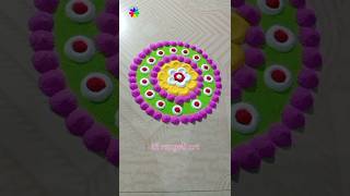 Rangoli Designs With Small Size |🌸🌸 #rangoli #ytrangoli