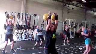 Women Double Kettlebell Jerks - ICKB Class