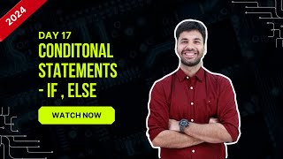 Hello Python Day-17 | Conditional Statement in Python #HelloPython