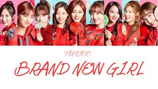 TWICE  BRAND NEW GIRL 日本語字幕