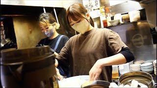 ドカン！とガッツリ焼豚エッグ！20歳娘と39母のガッツリ定食屋さんに密着！