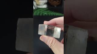 ．艾莉希亞寶石水晶．方解石 冰洲石 Iceland spar 明顯雙折射 9