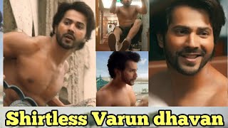 Shirtless varun dhavan in Lux cozy ad
