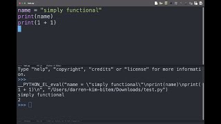 Set up Emacs for Python from Scratch