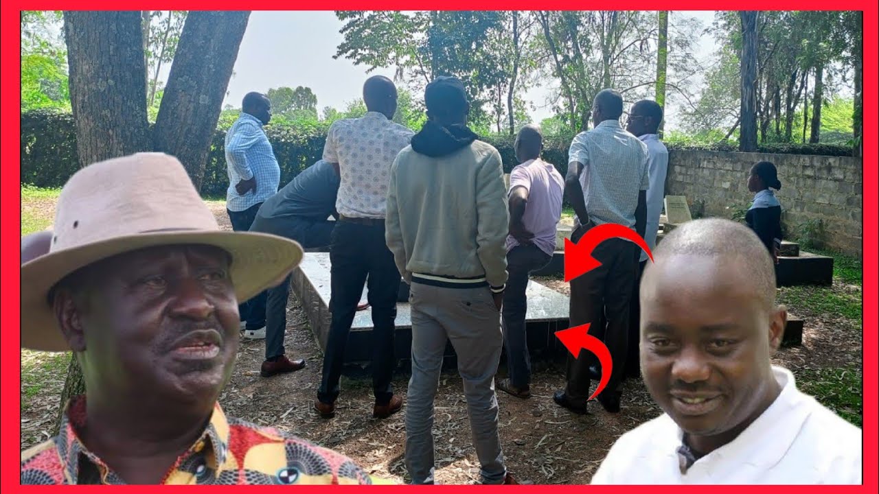 SEE WHERE RAILA ODINGA'S SON FIDEL CASTRO ODINGA WAS BURIED IN BONDO ...