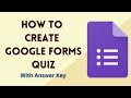 How To Create Google Forms Quiz | Tutorial for Beginners