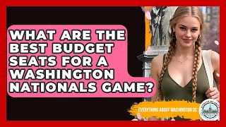 What Are The Best Budget Seats For A Washington Nationals Game? - Everything About Washington DC