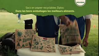 Sacs en papier recyclables Ziploc