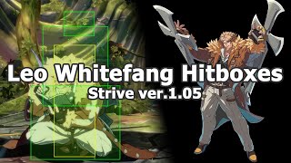 Leo Whitefang Hitbox Reference (Strive ver.1.05)