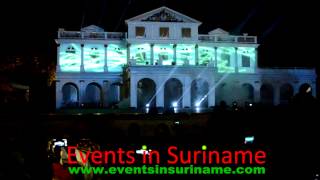 Awesome Video Projection Mapping at Carifesta XI in Suriname