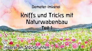 Demeter-Imkerei: Kniffs und Tricks mit Naturwabenbau Teil 1