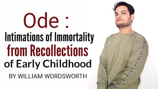 Ode: Intimations of Immortality from Recollections of Early Childhood BY WILLIAM WORDSWORTH in Hindi