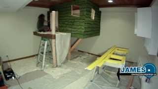 Amazing Indoor Tree House Time Lapse -HD