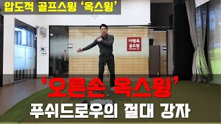 [오른손 옥스윙] 초강력 푸쉬드로우를 만들어 내는 '오른손 옥스윙'은 이렇게 하세요! #이병옥프로 #오른손옥스윙