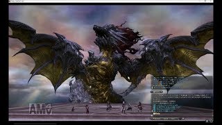 FF14 ７分で攻略解説(声あり)　初心者へたれ盾と行く「神龍討滅戦」 ポイント攻略解説-紅蓮のリベレーター