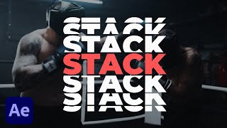 Create Split Typography Effects in After Effects | Tutorial