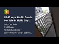 28.45 sqm Studio Condo For Sale in Iloilo City Iloilo