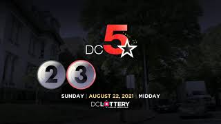 DC LOTTERY Midday 08/22/2021