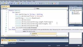 Visual Basic Tutorial 20 SubStrings ‏