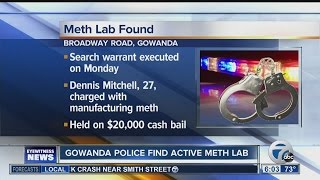 Gowanda police find active meth lab