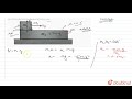 A block of mass `1 kg` is horizontal thrown with a velocity of `10 ms^(-1)` on a stationary  long of