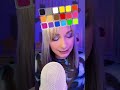 asmr color challenge 💛 asmr tinglysounds asmrtriggers asmrvideo asmrsounds tapping