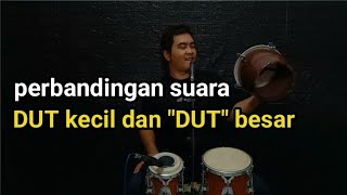 ini perbedaan suara kendang kecil dan besar