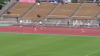 2019関西インカレ 女子4×100mR予選2組 阪井→田上→塩音→阪本