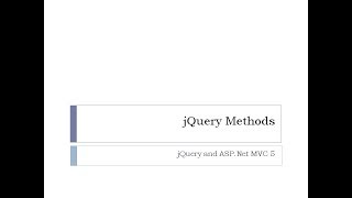 44 - jQuery Methods