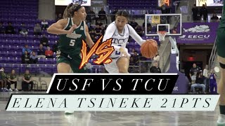 She WENT OFF!!! TCU vs USF  Was Epic