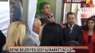 DEFNE BELEDİYESİ SOSYAL MARKETİ AÇILDI…