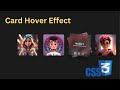 ASMR Programming - CSS Card Hover Effect - Animated Glass Effect