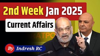 January 2025 Second Week Current Affairs | Current Affairs | Weekly Current Affairs | Fact Study