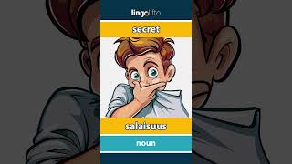 🇬🇧🇫🇮 secret - salaisuus : vocabulary builder : learn English : opetellaan englantia