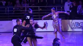 Dmitrii Semeshkin - Karina Zadoian , Samba 1/2 Amateur Latin Autumn Moscow 2017