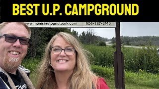 Best Campground in the U.P. - Munising Tourist Park Campground