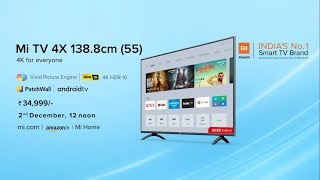 Introducing the all-new #MiTV 4X 138.8cm (55) 2020 Edition | #Xiaomi