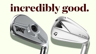NEW PXG 0317 T Irons V Taylormade P770 Irons - Head to head (Hollow Body Forgiving Irons)