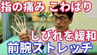 【手の痛み】手のこわばり、手のしびれを解消する「前腕ストレッチ＆トレーニング」　東京都渋谷区代々木上原