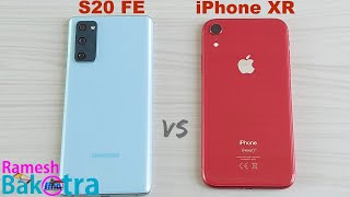 Samsung Galaxy S20 FE vs iPhone XR SpeedTest and Camera Comparison