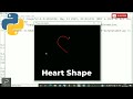Python Turtle - Love Heart Tutorial | Anmol Agrawal