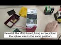 how to replace the pcb board for glitter welder 801 series