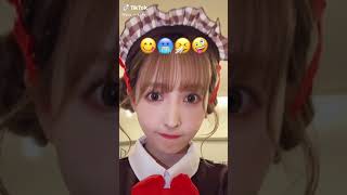 TikTok【三上悠亜】|顔だけどあっぷ 顔文字チャレンジ