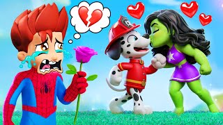 PAW Patrol: The Movie #207 ► Ryder Lost His Love as Marshall \u0026 She-Hulk Kiss ! PAW Patrol Love Story