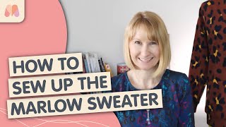 Sewing the Marlow Sweater | Cozy Knitwear Sew-Along